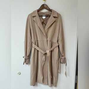 LC Lauren Conrad Beige Trench Coat Size “XL”